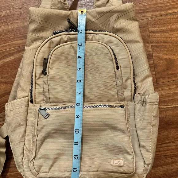 Lug Hatchback Infinity Collection Classic Tan Backpack - Picture 14 of 16